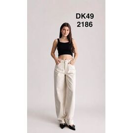 Джинси жіночі DK49-2186 beige р.34-40 "Ruxa" недорого оптом від прямого постачальника