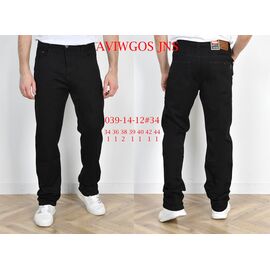 Фотография Джинсы мужские 039-14-12 black р.34-44 "Ruxa" недорого оптом от прямого поставщика
