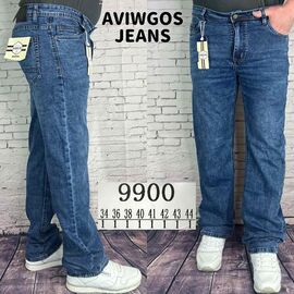 Джинси чоловічі 9900 blue р.34-44 "Ruxa" недорого оптом від прямого постачальника