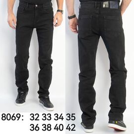 Джинси чоловічі 8069 black р.32-42 "Ruxa" недорого оптом від прямого постачальника