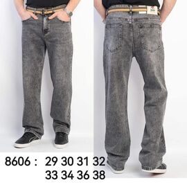 Джинси чоловічі 8606 grey р.29-38 "Ruxa" недорого оптом від прямого постачальника