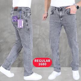 Фотография Джинсы мужские 1680 l.grey р.30-36 "Ruxa" недорого оптом от прямого поставщика