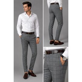 Чоловічі брюки SKINNY1 grey р.27-33 "Ruxa" недорого оптом від прямого постачальника