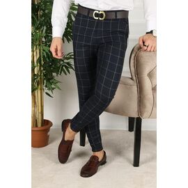 Чоловічі брюки SKINNY1 navy р.27-33 "Ruxa" недорого оптом від прямого постачальника