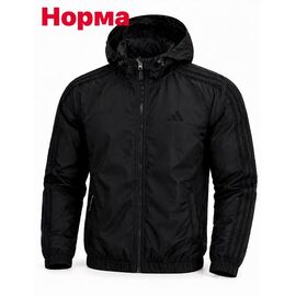 Вітровка чоловіча 14871 black р.S-2XL "Alex Clothes" недорого оптом від прямого постачальника