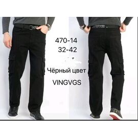 Джинси чоловічі 470-14 black р.32-42 "Vingvgs" недорого оптом від прямого постачальника
