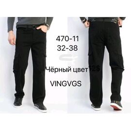 Джинси чоловічі 470-11 black р.32-38 "Vingvgs" недорого оптом від прямого постачальника