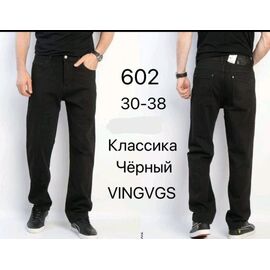 Джинси чоловічі 602 black р.30-38 "Vingvgs" недорого оптом від прямого постачальника