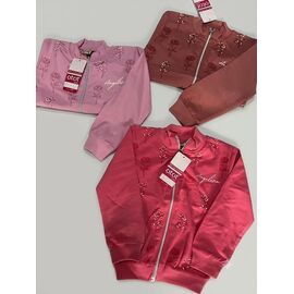 Кофта дитяча спортивна на дівчинку ZA3446 pink р.5-8 "Zayka" недорого оптом від прямого постачальника