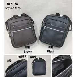 Сумка чоловіча 0121-2A black р.26-21-6 "Candy bags" недорого від прямого постачальника