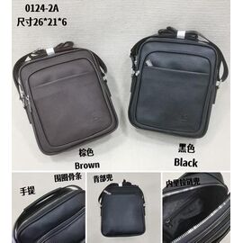 Сумка чоловіча 0124 black р.26-21-6 "Candy bags" недорого від прямого постачальника