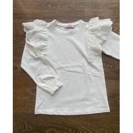 Фотография Свитер детский на девочку PR1397 white р.8-12 "Proschenko" недорого оптом от прямого поставщика