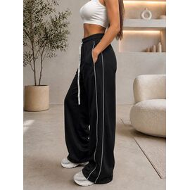 Фотография Штаны спортивные женские 1356 black р.S-XL "VICTORY" недорого оптом от прямого поставщика
