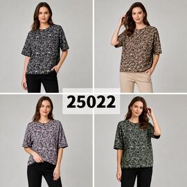 футболка жіноча 25022 grey р.54 "VERJINIA" недорого оптом від прямого постачальника