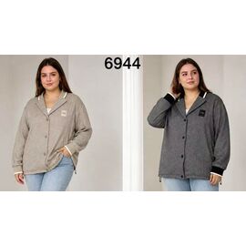 Фотография Кофта женская 6944 beige р.50-58 "VERJINIA" недорого оптом от прямого поставщика