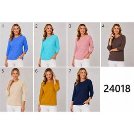 Фотография Свитер женский 24018 beige р.52 "VERJINIA" недорого оптом от прямого поставщика