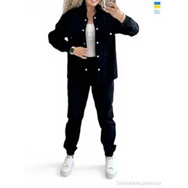 Жіночий костюм Весна/осінь 127 чорний (4 шт. р.сітка42-56) "Alisa Brand" недорого оптом від прямого постачальника