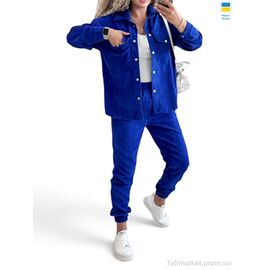 Жіночий костюм Весна/осінь 127 електрик (4 шт. р.сітка42-56) "Alisa Brand" недорого оптом від прямого постачальника