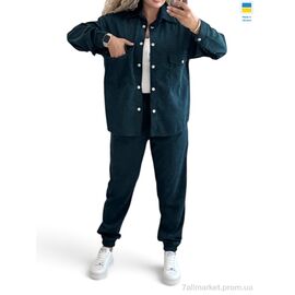 Жіночий костюм Весна/осінь 127 смарагдовий (4 шт. р.сітка42-56) "Alisa Brand" недорого оптом від прямого постачальника