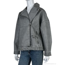 Куртка жіноча Весна/осінь 4503-3080-X1 grey (3 шт. р.сіткаS-L) "Мир" недорого оптом від прямого постачальника