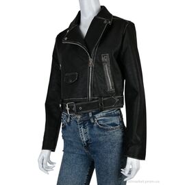 Куртка жіноча Весна/осінь 4503-Z301-2 black (4 шт. р.сіткаS-XL) "Мир" недорого оптом від прямого постачальника