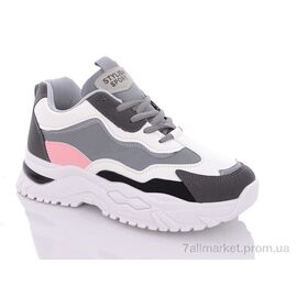 Фотография Кроссовки женские модные Весна/осень 23-60 (8 пар р.37-41) "Ok Shoes" недорого оптом от прямого поставщика