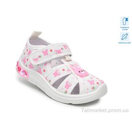 Фотография Тапки детские домашние Весна/осень T60014C LED (12 пар р.23-28) "Ok Shoes" недорого оптом от прямого поставщика