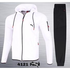 Костюм спортивний чоловічий 4121 white р.M-3XL "REMAIN" недорого оптом від прямого постачальника