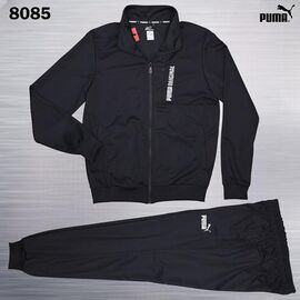 Костюм спортивний чоловічий 8085-1 black р.2XL-6XL "REMAIN" недорого оптом від прямого постачальника