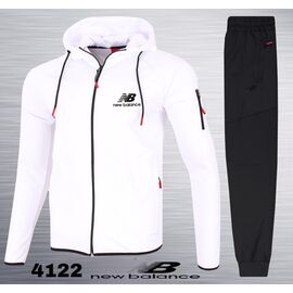 Костюм спортивний чоловічий 4122 white р.M-3XL "REMAIN" недорого оптом від прямого постачальника