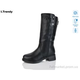 Чоботи жіночі зручні Зима DH3900-1 (6 пар р.36-41) "Trendy" недорого оптом від прямого постачальника