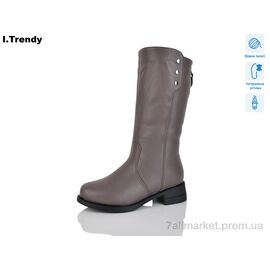 Чоботи жіночі зручні Зима DH3900-27 (6 пар р.36-41) "Trendy" недорого оптом від прямого постачальника