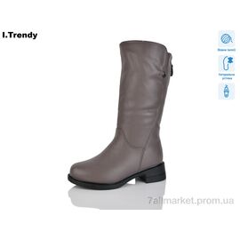 Чоботи жіночі зручні Зима DH3902-27 (6 пар р.36-41) "Trendy" недорого оптом від прямого постачальника