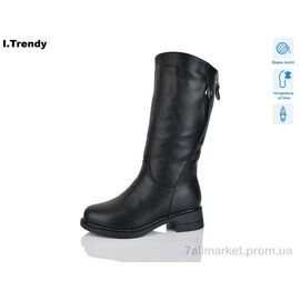 Чоботи жіночі зручні Зима DH3901-1 (6 пар р.36-41) "Trendy" недорого оптом від прямого постачальника