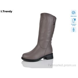 Чоботи жіночі зручні Зима DH3901-27 (6 пар р.36-41) "Trendy" недорого оптом від прямого постачальника