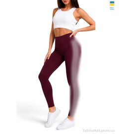Лосінси жіночі Весна/осінь 502531 бордовий (4 шт. р.сітка2XL-5XL) "Sport style" недорого оптом від прямого постачальника