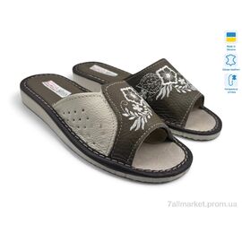 Тапки жіночі для будинку Весна/осінь 004-8 хакі (6 пар р.36-41) "Rai shoes" недорого оптом від прямого постачальника