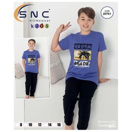 Піжама дитяча легка на хлопчика 20761 blue р.6-14 "DONELLA" недорого оптом від прямого постачальника