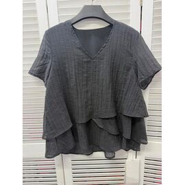 Фотография Блузка женская летняя 8195 black р.M-L "Karon" недорого оптом от прямого поставщика