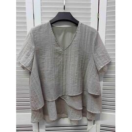 Фотография Блузка женская летняя 8195 grey р.M-L "Karon" недорого оптом от прямого поставщика