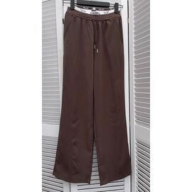 Фотография Штаны спортивные женские 26030 brown р.M-2XL "Karon" недорого оптом от прямого поставщика