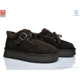 Уггі жіночі утеплені Зима 2637 brown (6 пар р.36-40) "PLPS-Nanachka" недорого оптом від прямого постачальника