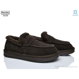 Туфлі жіночі стильні Зима 2626 brown (6 пар р.36-40) "PLPS-Nanachka" недорого оптом від прямого постачальника