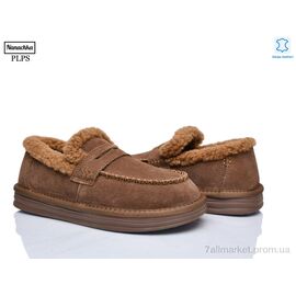 Туфлі жіночі стильні Зима 2626 caramel (6 пар р.36-40) "PLPS-Nanachka" недорого оптом від прямого постачальника