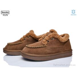Туфлі жіночі стильні Зима 2627 caramel (6 пар р.36-40) "PLPS-Nanachka" недорого оптом від прямого постачальника
