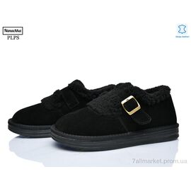 Туфлі жіночі стильні Зима 2629 black (6 пар р.36-40) "PLPS-Nanachka" недорого оптом від прямого постачальника