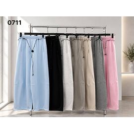 Фотография Штаны спортивные женские 0711 pink р.44-50 "LOOK" недорого оптом от прямого поставщика