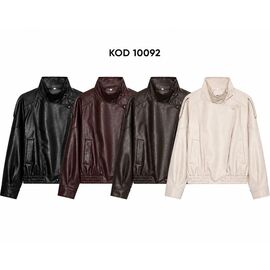 Фотография Куртка женская демисезонная 10092 beige р.42-48 "LOOK" недорого оптом от прямого поставщика