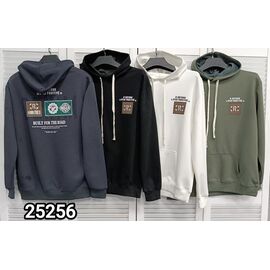 Худи чоловічий 25256 khaki р.48-52 "LOOK" недорого оптом від прямого постачальника