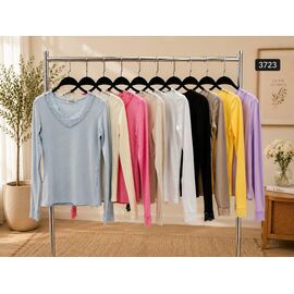 Фотография Свитер женский 3723 pink р.42-46 "LOOK" недорого оптом от прямого поставщика